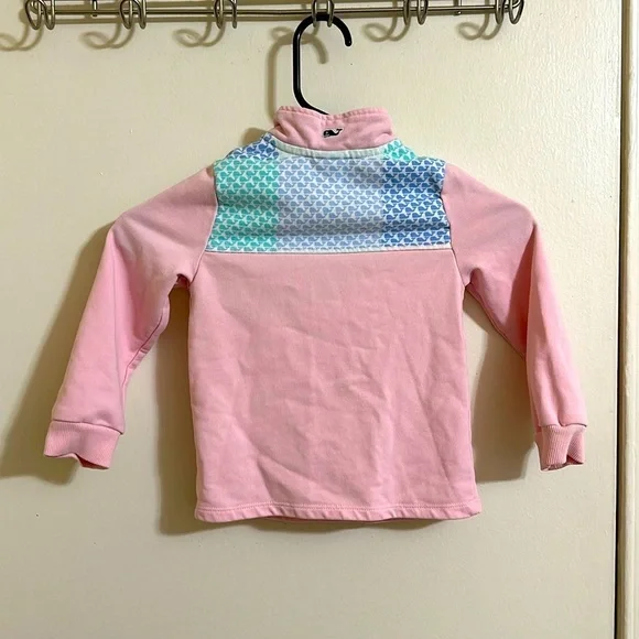 EUC Vineyard Vines Girls Shep Shirt Quarter Zip Pullover - Picture 2 of 3